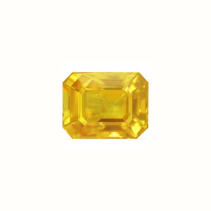 Yellow Sapphire Emerald Cut 1.76 cts.