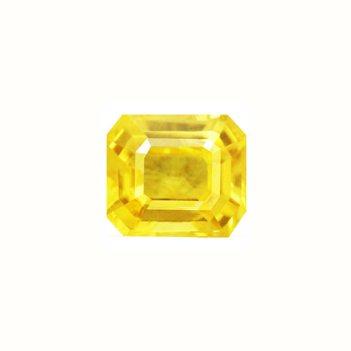 Yellow Sapphire  Emerald Cut 1.47 cts.