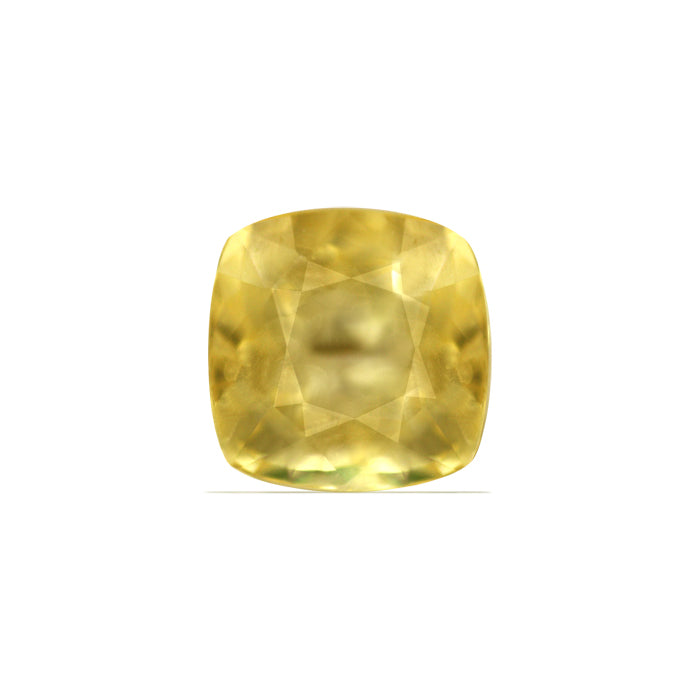 Yellow Sapphire Cushion GIA Certified Untreated 6.19cts.