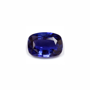 BLUE SAPPHIRE Cushion GIA Certified 3.32 cts.