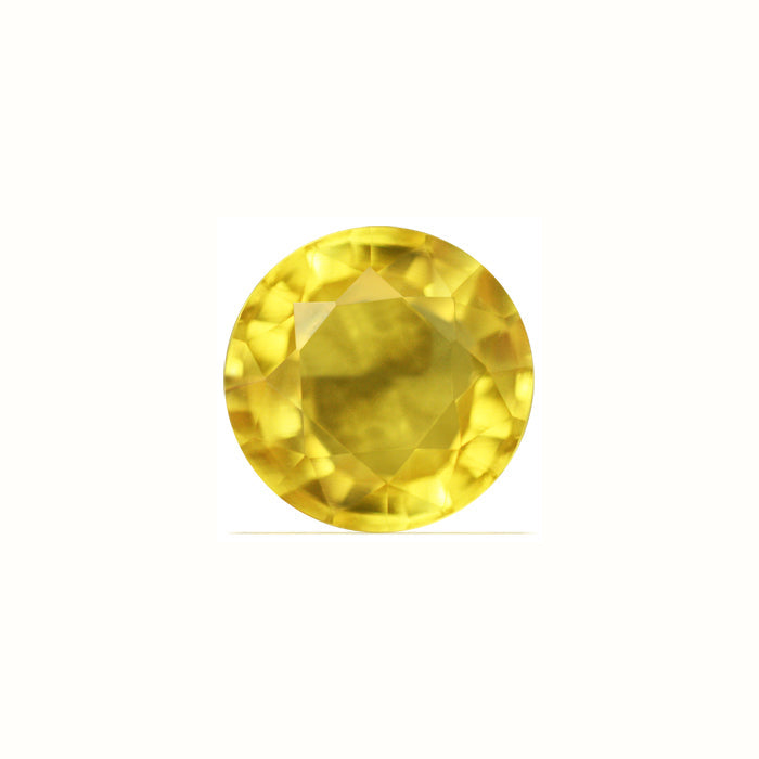 Yellow Sapphire Round 1.89 cts.