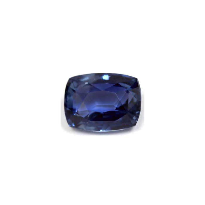 BLUE SAPPHIRE  GIA Certified Untreated 4.13 cts.  Cushion