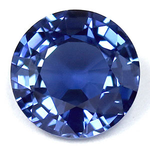 BLUE  SAPPHIRE Round GIA Certified Untreated 1.05 cts.