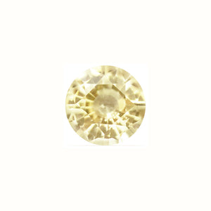 Yellow Sapphire Round Untreated 0.91  cts.