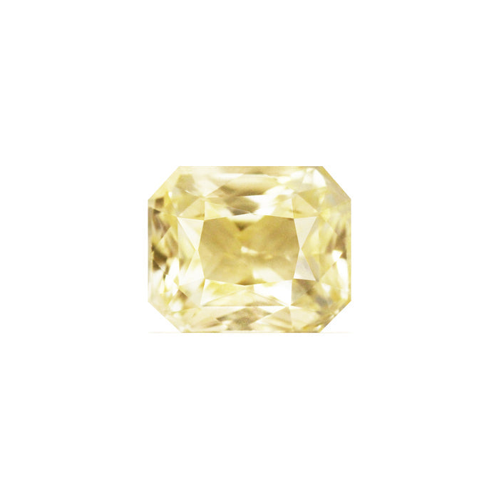 Emerald Cut Yellow Sapphire Untreated 1.74 cts.