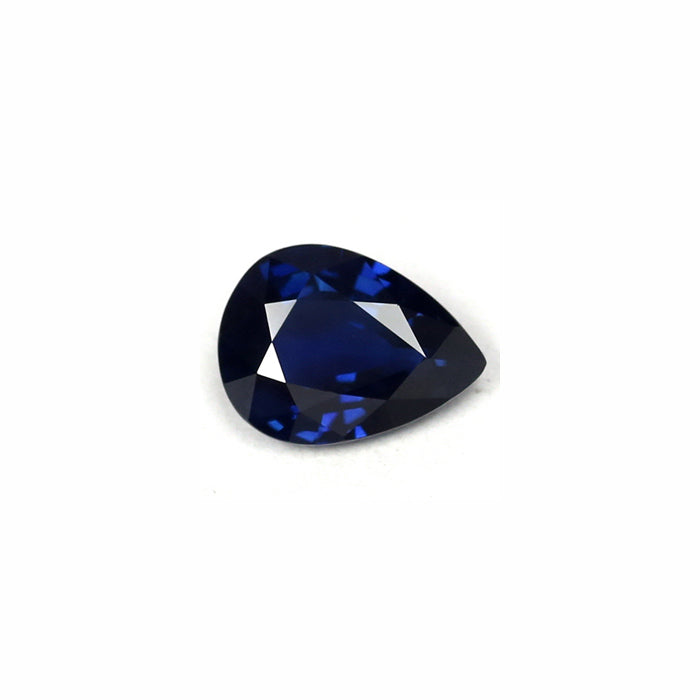 BLUE  SAPPHIRE Pear GIA Certified Untreated 1.31 cts.