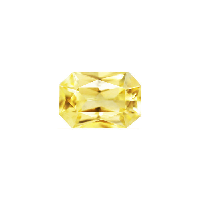 Emerald Cut Yellow Sapphire Untreated 1.44 cts.
