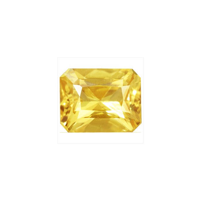 Yellow Sapphire  Emerald Cut 1.79 cts.