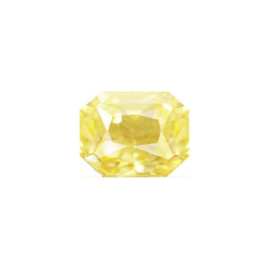 Yellow Sapphire Emerald Cut Untreated 1.18 cts.