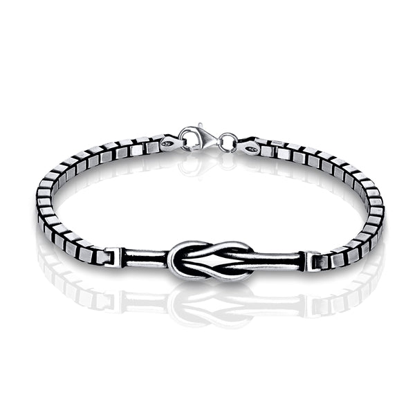 Finish Box Link with Love Knot Bracelet