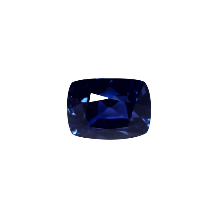 BLUE SAPPHIRE GIA Certified 4.41 cts. Cushion