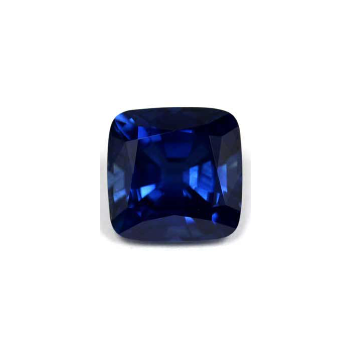 BLUE SAPPHIRE GIA Certified 4.73 cts. Cushion