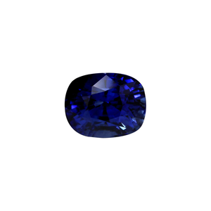 BLUE SAPPHIRE GIA Certified 6.11 cts. Cushion