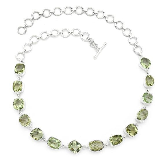 Green Amethyst Necklace