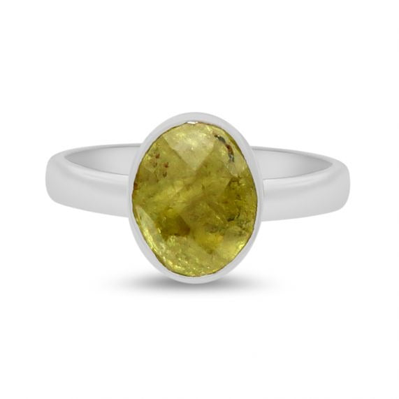 Green Garnet Ring