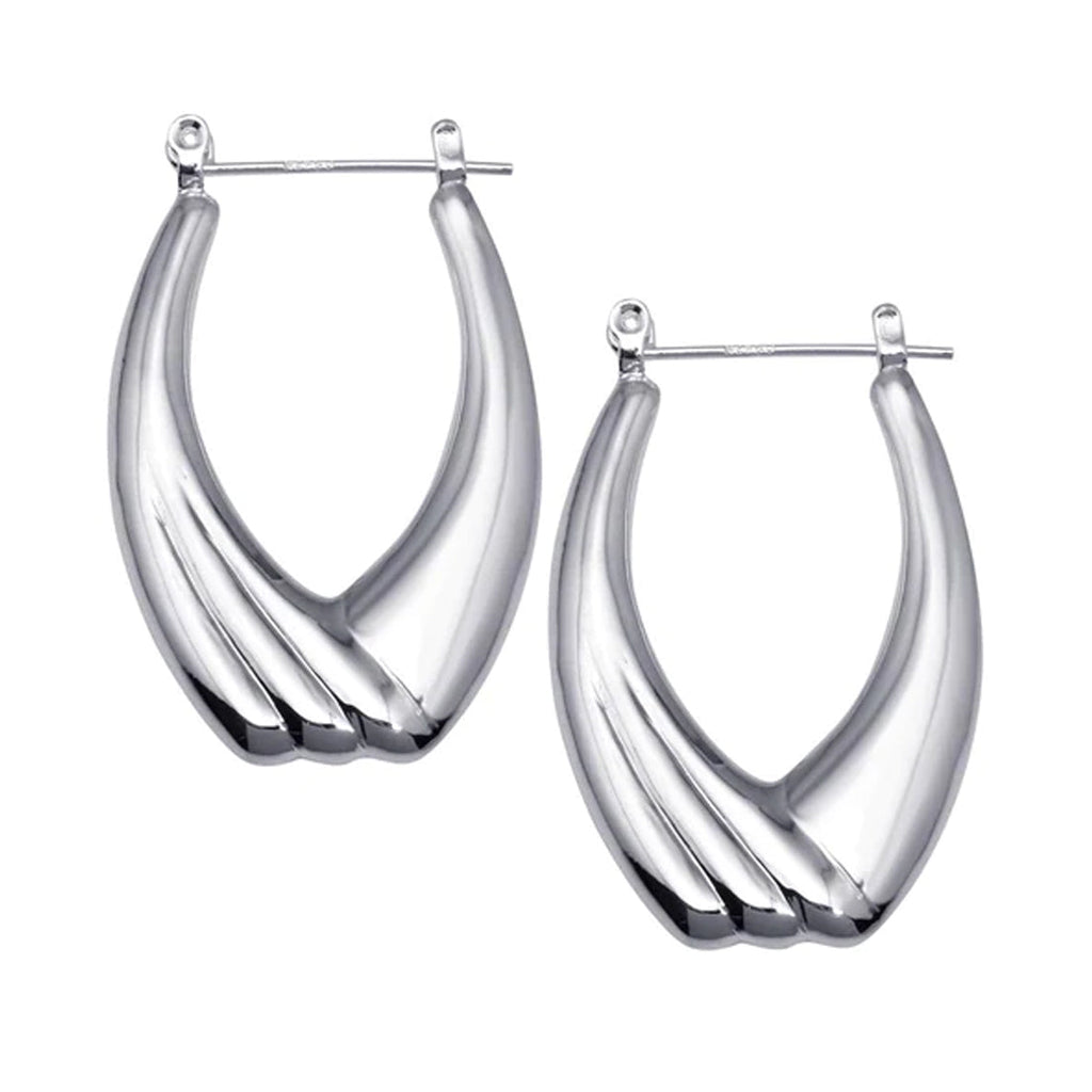 Drop Hoop Earrings
