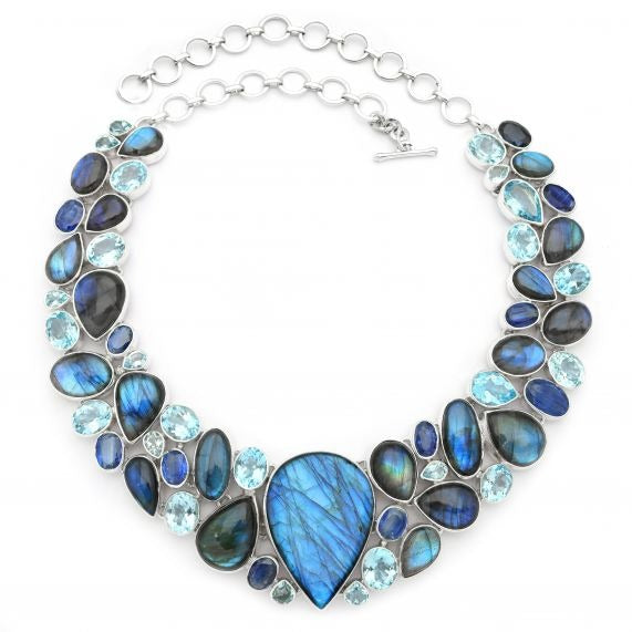 Northern Ligts Labradorite Blue Topaz Dazzle