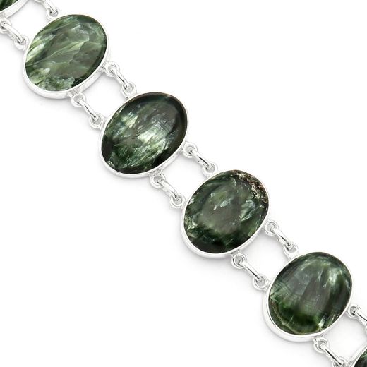 Oval Seraphinite Bracelet