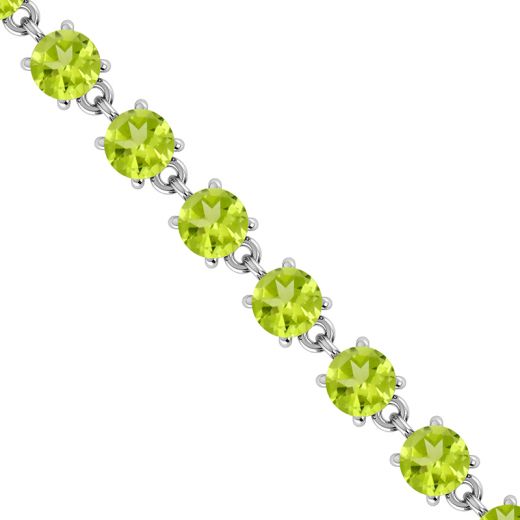 Peridot Green Bracelet