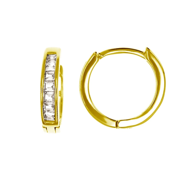 Huggie Gold Plated Earring