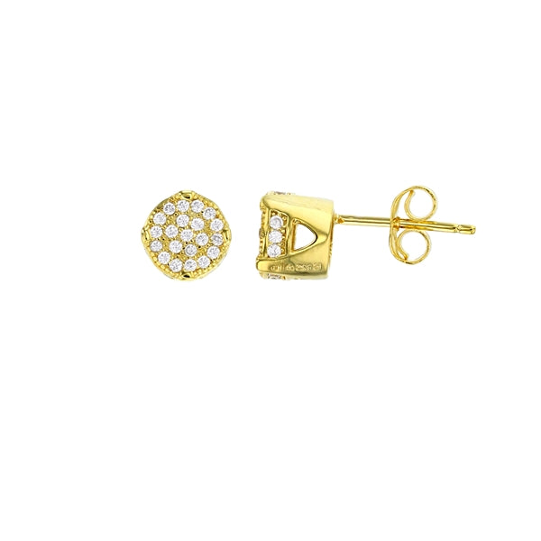 Dazzling Gold  Stud Earring