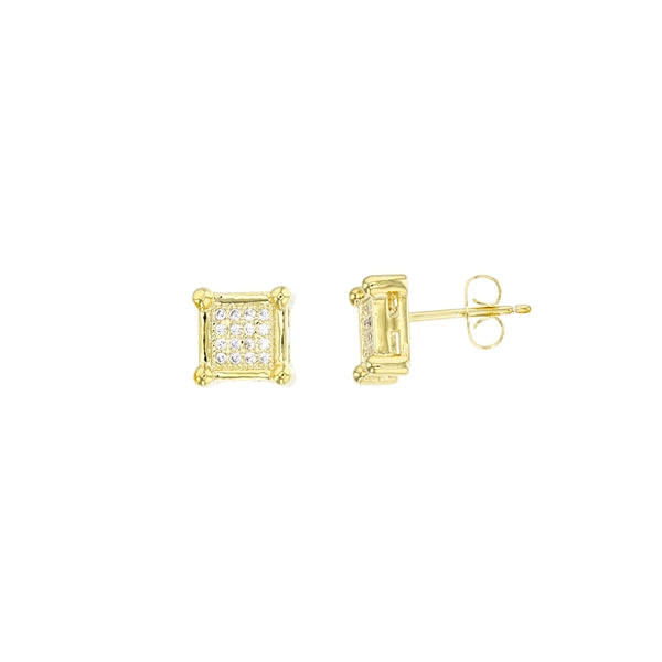 Small Square Gold Plated