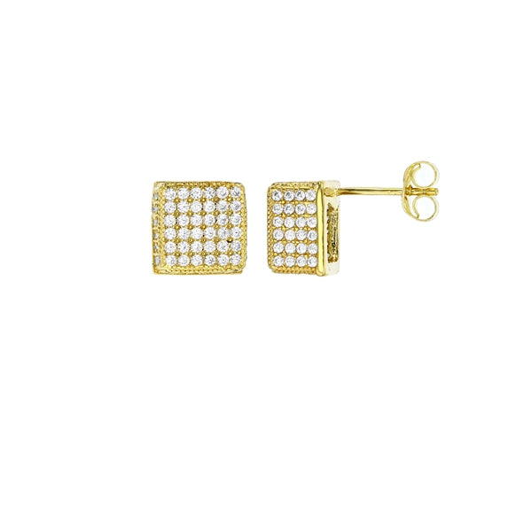 Diamond Square Earring