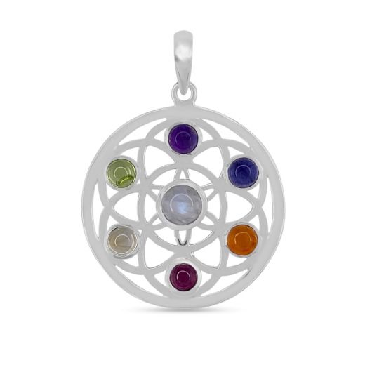 Round Chakra Pendant