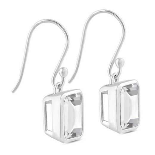 Square Crystal Earring