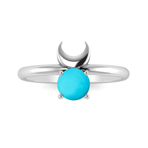 Turquoise Moon Ring