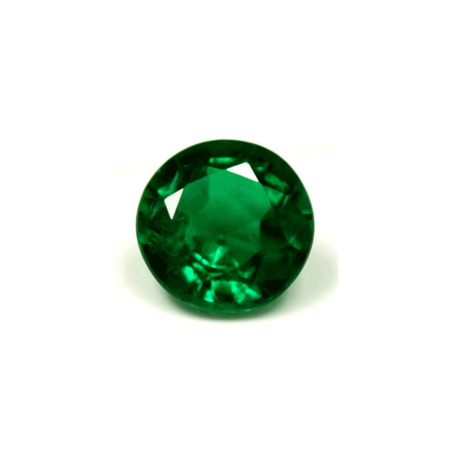Emerald  Round GIA Certified 1.95 cts