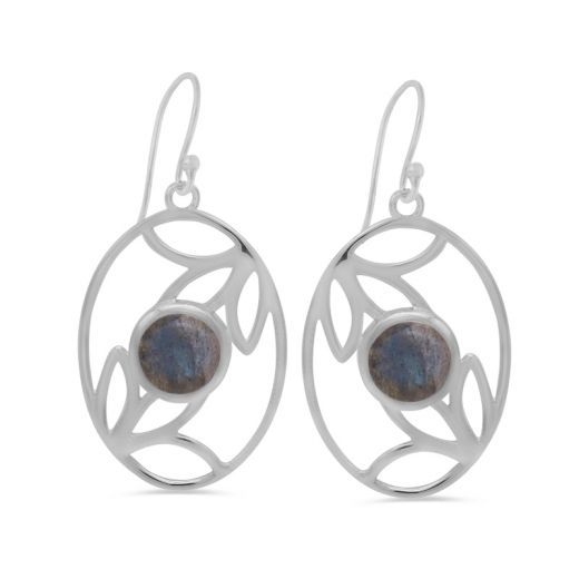 Labradorite Oval floral