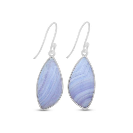 Blue Lace Agate Earring