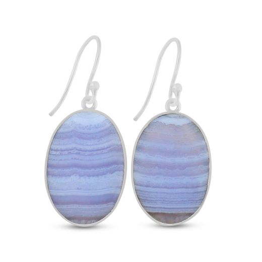 Blue Lace Agate Earring